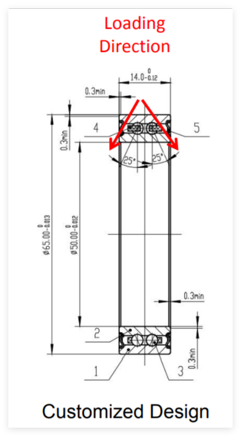 6810-2RS bearing for agricultural machinery